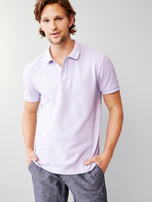 Gap Men The New Polo - Oxford Purple