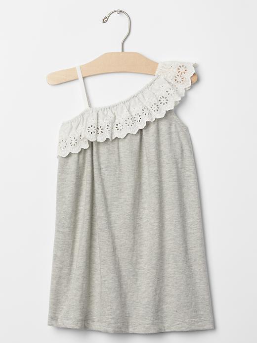 Gap Eyelet Asymmetrical Dress - B05