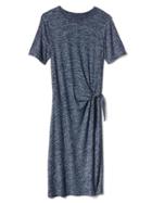 Gap Women Softspun Knit Tie Dress - True Indigo