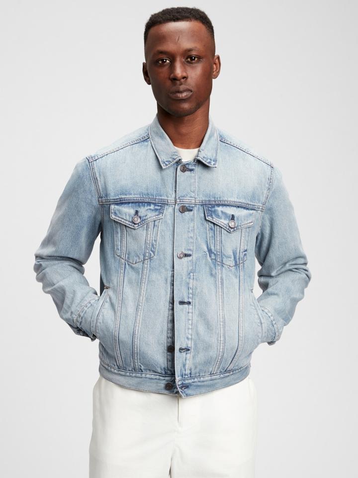 Icon Denim Jacket With Washwell