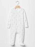 Gap Favorite Footed Bear One Piece - White