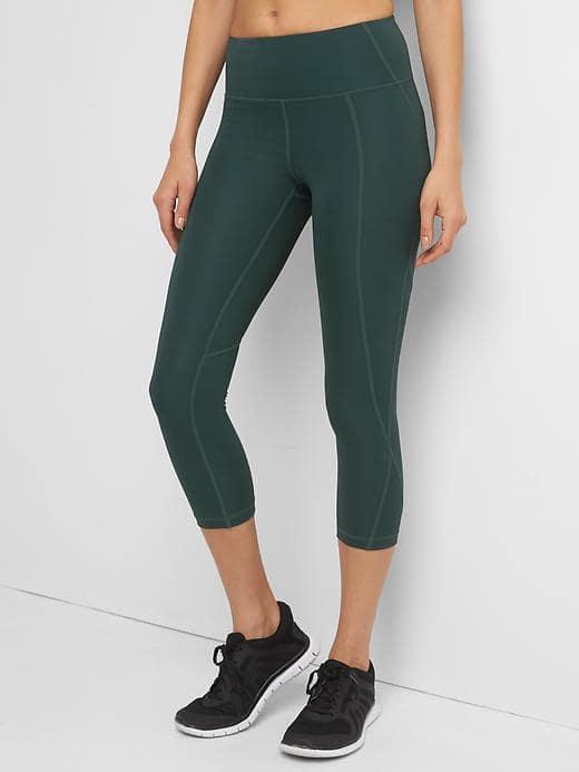 Gap Women Gapfit Sculpt Compression Gfast High Rise Capris - Campus Green