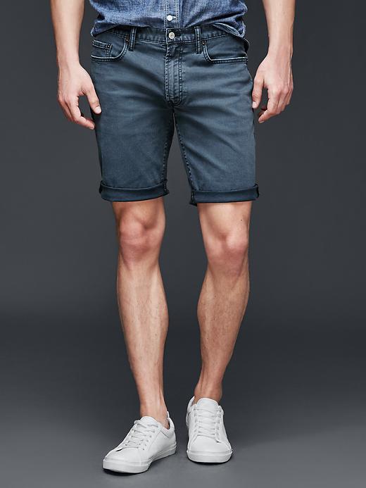 Gap Men Stretch 1969 Denim Shorts - Petrol