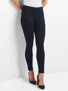 Gap Women Mid Rise Ultra Sleek Jeggings - Clean Blue