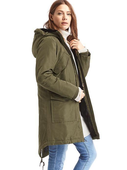 Gap Women Primaloft Luxe Parka - Gartland Green