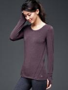 Gap Women Gapfit Breathe Long Sleeve Tee - New Vineyard