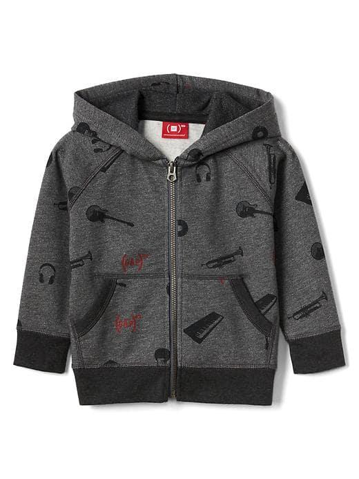 Gap Babygap X Red Cozy Zip Hoodie - Red