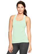 Gap Gapfit Breathe Heathered Tank - Mint Sorbet