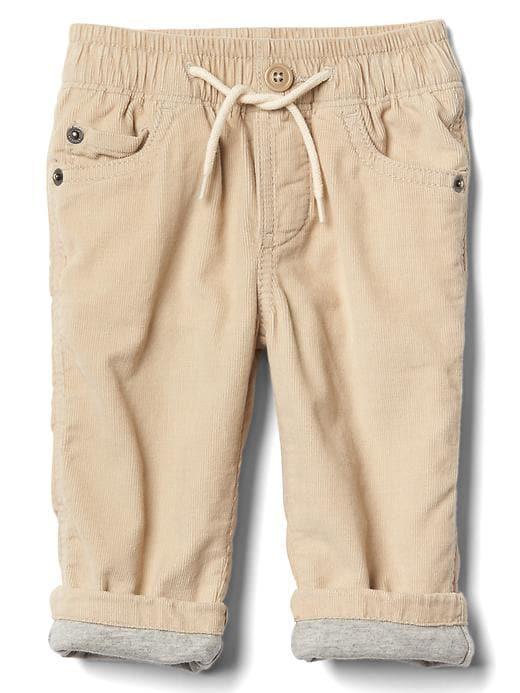 Gap Pull On Cord Pants - Sand Khaki