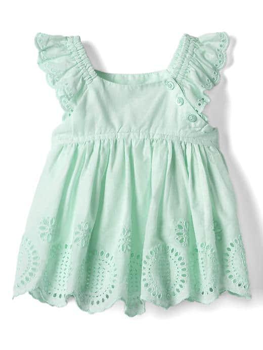 Gap Eyelet Flutter Top - Stillwater