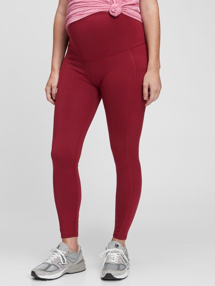 Maternity Recycled Power Full Panel Full Length Leggings