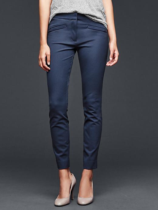 Gap Women Ultra Skinny Zip Pants - True Indigo