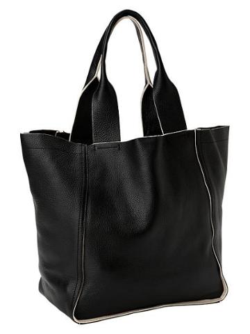 Gap Large Colorblock Leather Tote - Black