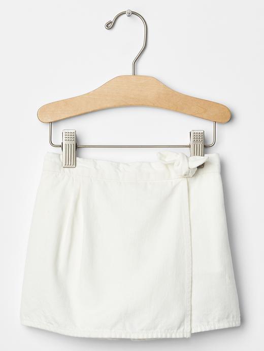 Gap 1969 White Denim Skort - White