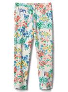 Gap Print Stretch Jersey Capris - Toss Animal