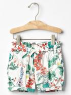 Gap Floral Bubble Shorts - New Off White
