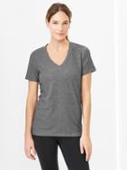 Gap Gapfit Breathe V Neck T - Gray Dot