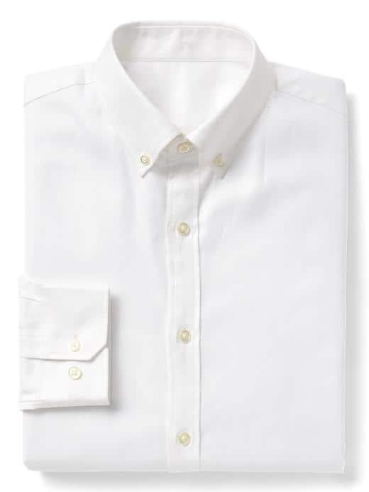 Gap Premium Oxford Slim Fit Shirt - White