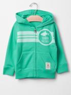 Gap Surf Graphic Zip Hoodie - Southern Turquoise