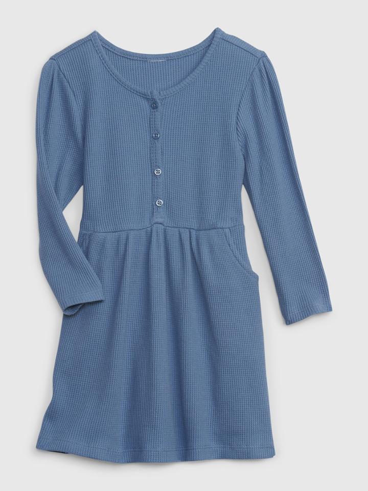 Toddler Waffle-knit Dress