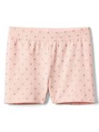 Gap Print Stretch Jersey Cartwheel Shorts - Pink Print