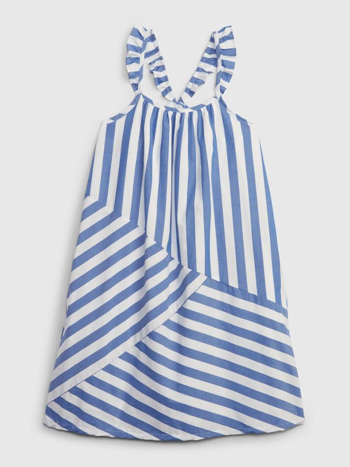 Kids Mix-stripe Tank Dress
