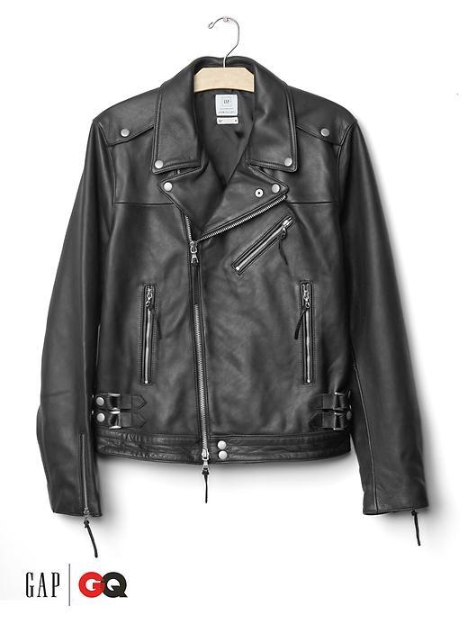Gap X Gq John Elliott Motorcycle Jacket - Solid Black
