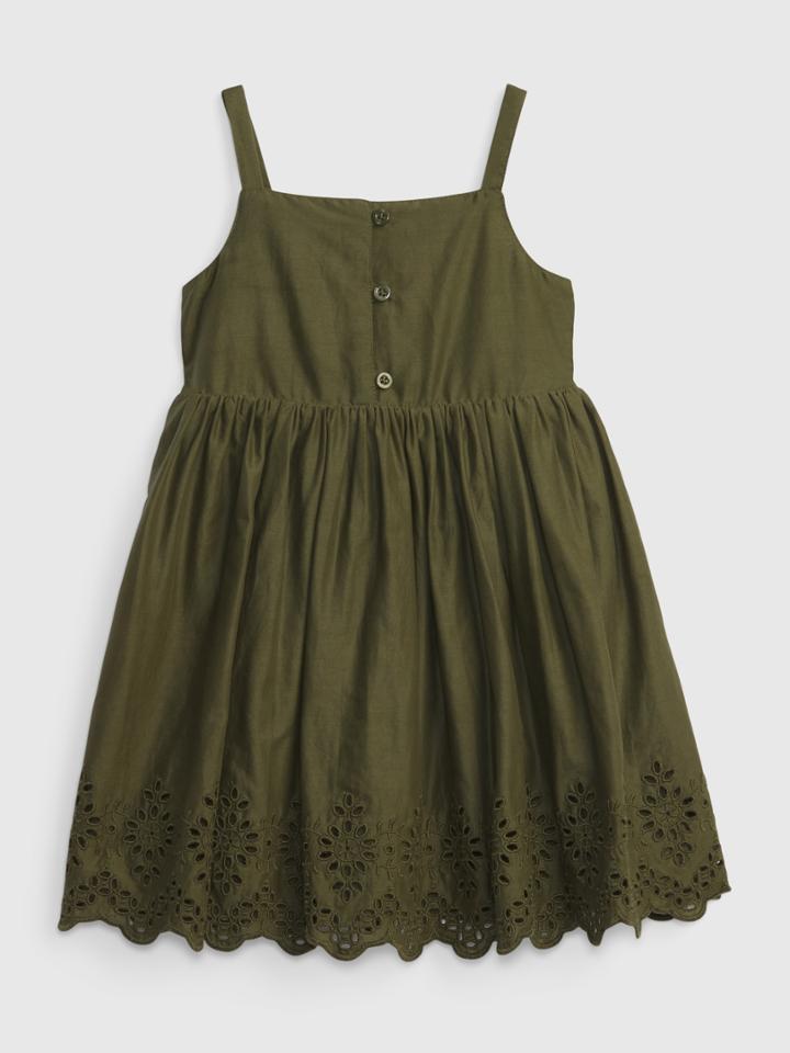 Toddler Eyelet Tank Dress