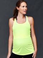 Gap Women Gapfit Breathe Racerback Tank - Dreamy Yellow