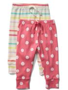 Gap Little Artist Knit Pants 2 Pack - Pixie Dust Pink