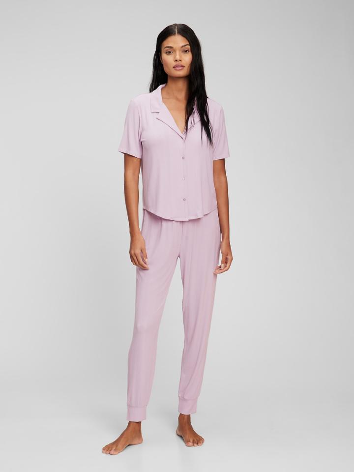 Modal Ribbed Joggers