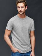Gap Men Linen Cotton T Shirt - Heather Grey
