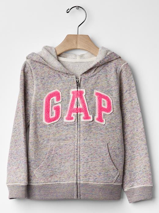 Gap Rainbow Marled Logo Hoodie - Rainbow
