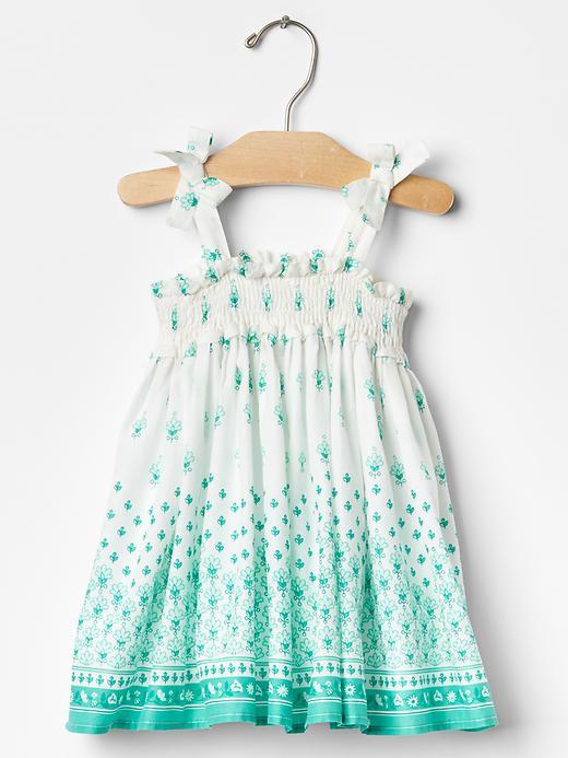 Gap Floral Smock Dress - White