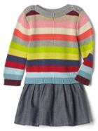 Gap Bright Stripes Torso Dress - Multi Stripe