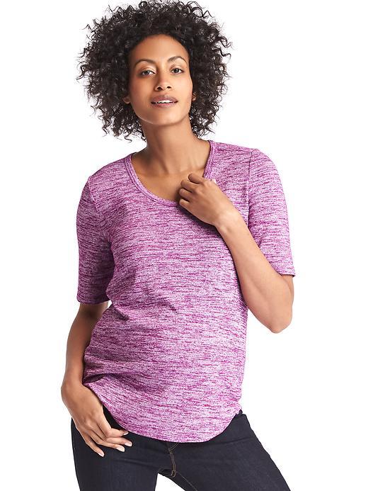 Gap Softspun Scoop Tee - Rose