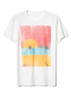 Gap Men Jaws Graphic Crewneck Tee - Off White