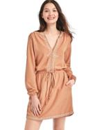 Gap Women Embroidered Split Neck Dress - To Be Determined 2