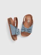 Toddler Chambray Bow Sandals