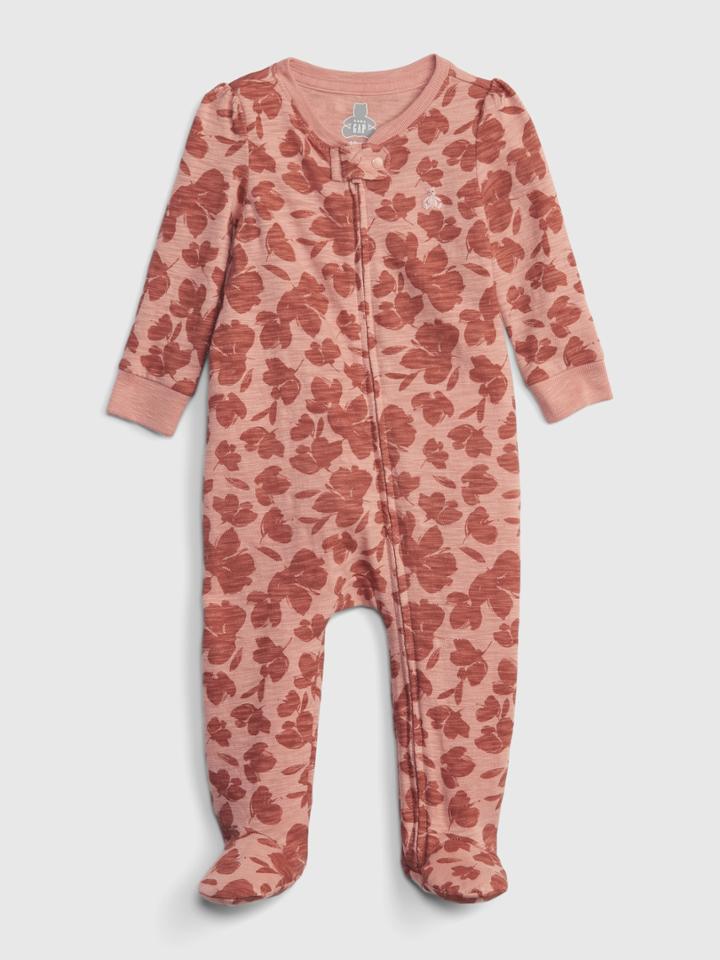 Baby Slub Footed One-piece