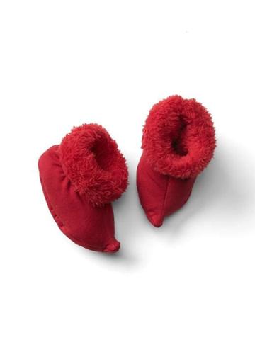 Gap Cozy Elf Booties - Modern Red