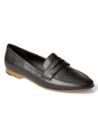 Gap Women Soft Leather Loafer - Black Leather