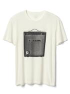 Gap Men Amp And Mouse Abstract Graphic Tee - New Off White