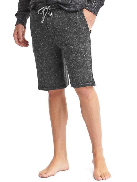 Gap Men French Terry Drawstring Shorts - Charcoal Heather
