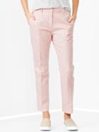 Gap Tailored Crop Pants - Icy Pink