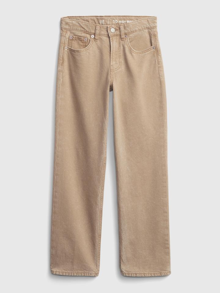 Kids High-rise '90s Loose Jeans With Washwell