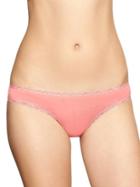 Gap Lace Trim Teeny Bikini - Creamy Coral