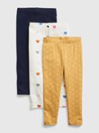 Toddler Organic Cotton Mix And Match Print Leggings (3-pack)