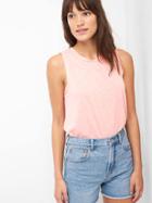 Gap Women Shirred Back Tank - Pink Standard