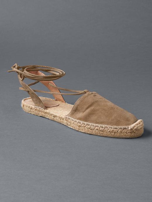 Gap Women Lace Up Espadrilles - Oak